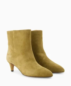 Cheap Enkellaars Daxi-Ga Taupe Dames Laarzen