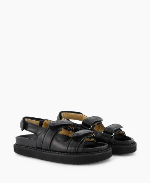 Cheap Sandaal Zonder Hak Madee-Gb Zwart Dames Sandalen