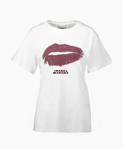 Online T-Shirt Korte Mouw Yates-Ga Wit Dames T-Shirts & Tops