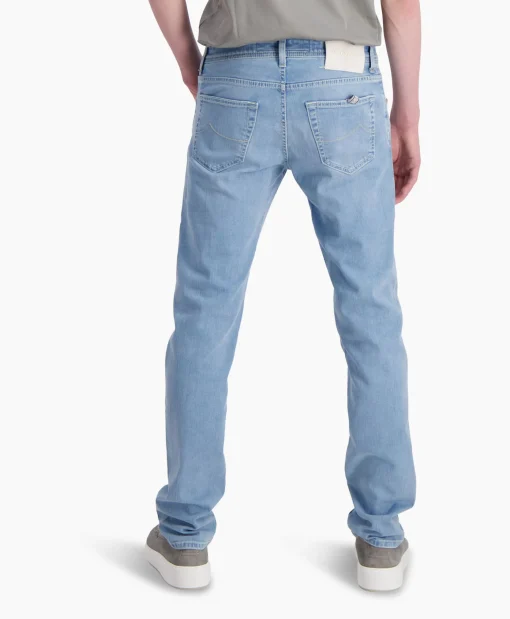 Clearance Jeans 5 Pkt Super Slim Fit Nick Blauw Heren Broeken