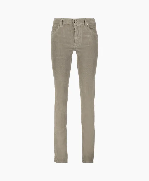 Discount Jeans 5-Pocket Nick Slim Bruin Heren Broeken