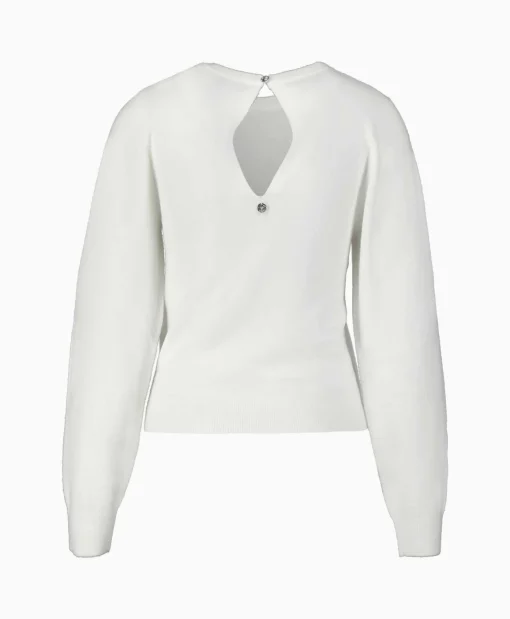 Outlet Blouse Sweater Wit Dames Truien
