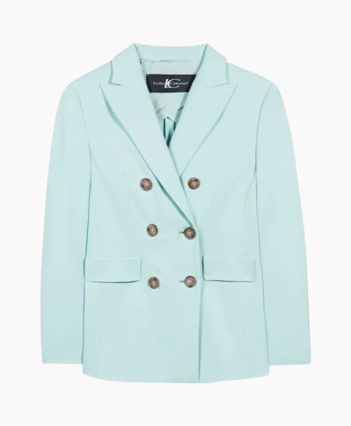 Discount Blazer 498011/3453-0 Aqua Dames Blazers