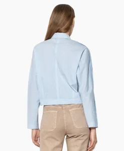 Shop Blouse 298422/3600-0 Blauw Dessin Dames Blouses