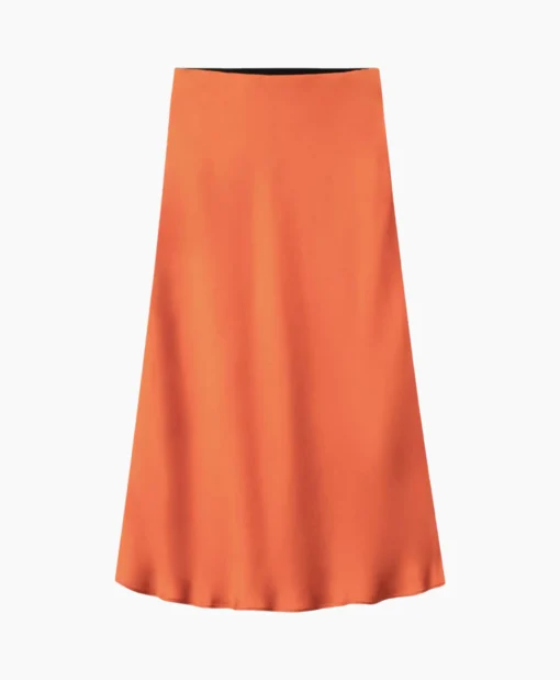 Clearance Maxi Rok 598235/3618-0 Oranje Dames Rokken