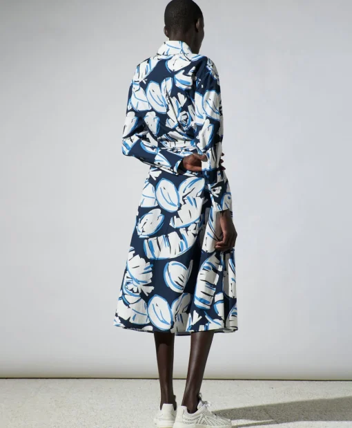 Shop Midi Jurk 778366/3473-0 Blauw Dames Jurken