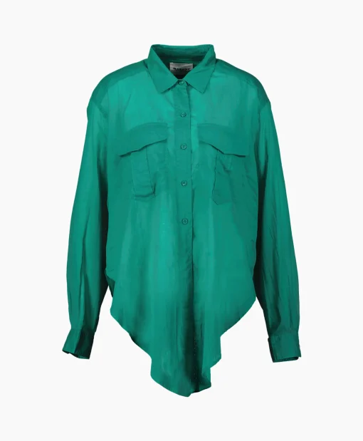 Best Marant Etoile Blouse Nath-Gb Groen Dames Blouses