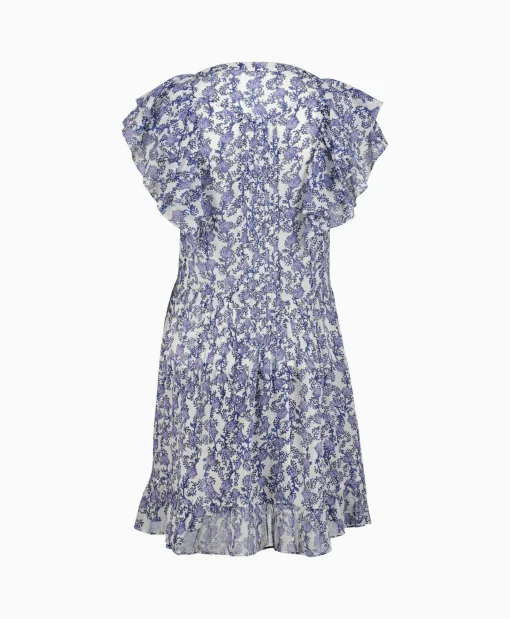 Clearance Marant Etoile Jurk Godrana Dress Blauw Dames Jurken