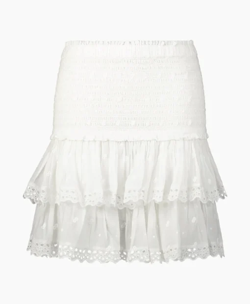 Discount Marant Etoile Minirok Tinaomi-Gc Wit Dames Rokken
