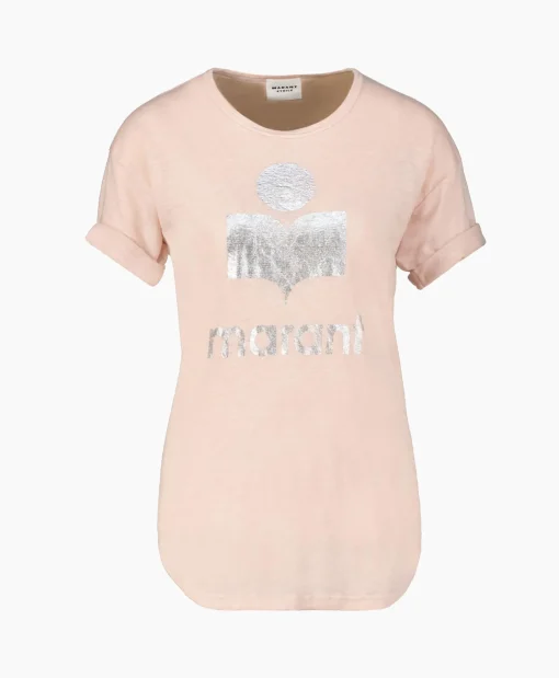 New Marant Etoile T-Shirt Korte Mouw Koldi-Gc Pink Dames T-Shirts & Tops