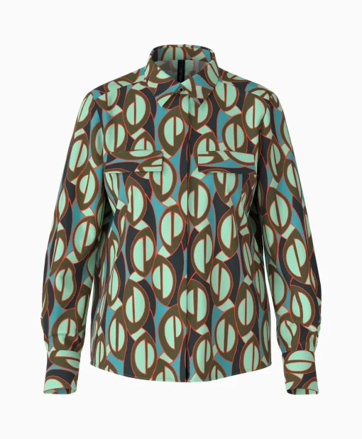 Fashion Blouse Wc 51.04 W04 Groen Dames Blouses
