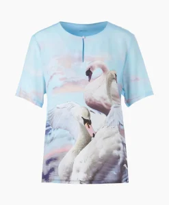 New Blouse Wc 55.07 J08 Licht Blauw Dames Blouses