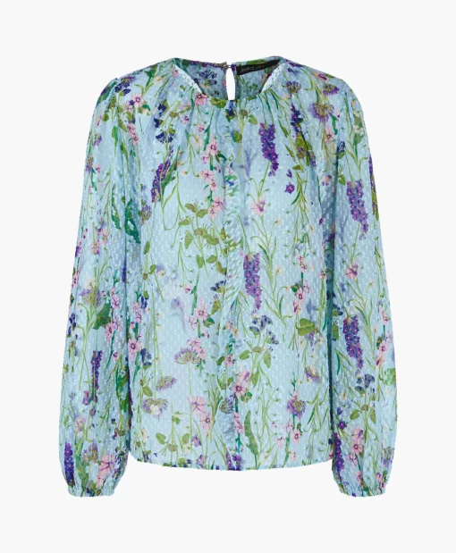 Clearance Blouse Wc 51.21 W25 Licht Blauw Dames Blouses