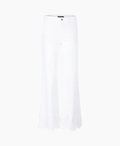 Hot Jeans Wc 82.19 D64 Wit Dames Broeken