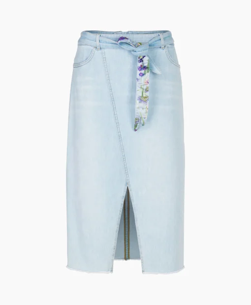 Sale Rok Wc 71.05 D04 Licht Blauw Dames Rokken