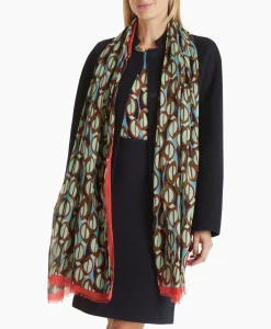 Hot Shawl Wc B4.07 Z13 Groen Dames Sjaals