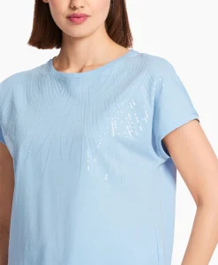 Outlet T-Shirt Wc 48.46 J36 Licht Blauw Dames T-Shirts & Tops