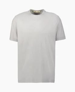 New T-Shirt Korte Mouw Short Sleeves Beige Heren T-Shirts