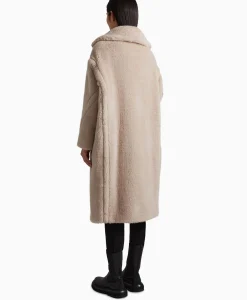 Outlet Mantel Tedgirl Beige Dames Jassen