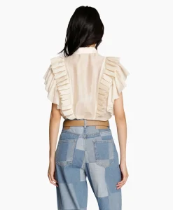 Shop Blouse Must Ecru Dames Blouses