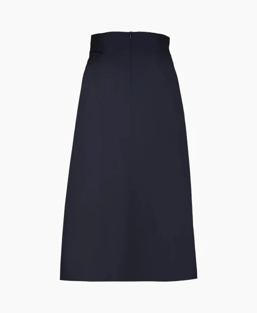 Discount Midi Rok Alicia-Jzzn01 Donker Blauw Dames Rokken