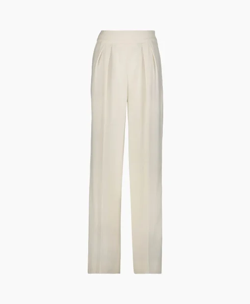 Clearance Pantalon Arrow-J3Tkn01 Ecru Dames Broeken