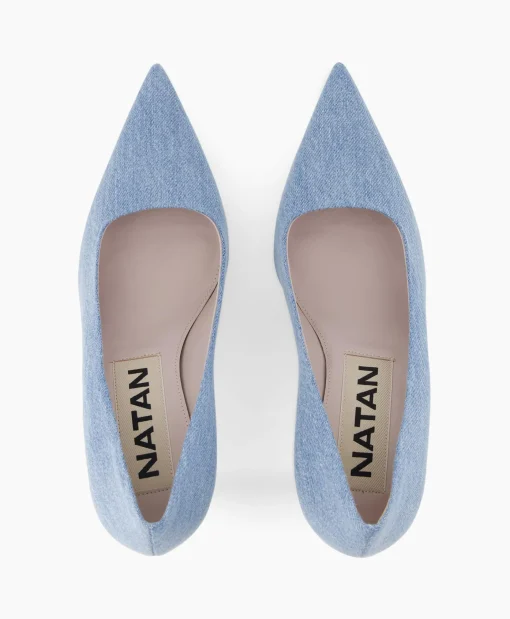 New Pump Jeans Col. 11 Blauw Dames Pumps