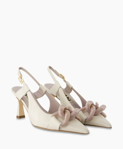 Sale Pump Nappa C735 + Fb. Lartigiana Tm24174/V1 Nudeecru Dames Pumps