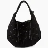Discount Crossbody Tas Maxi Dandy Rivet Washed Black Zwart Dames Tassen