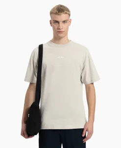 Store T-Shirt Korte Mouw Block Beige Heren T-Shirts