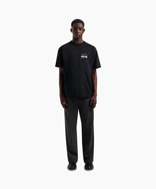 Outlet T-Shirt Transit Tee Zwart Heren T-Shirts