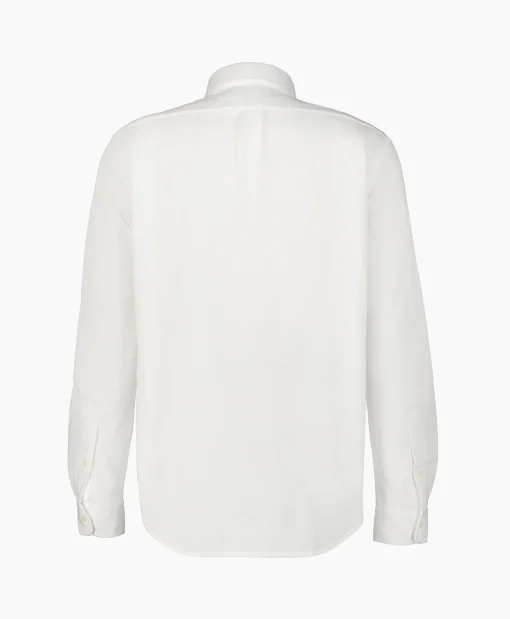 Flash Sale Overhemd Oxford Mesh Wit Heren Overhemden