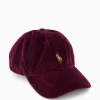 Cheap Pet Corduroy Bordeaux Heren Petten