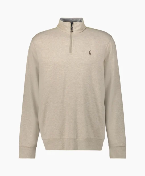 Shop Pullover Double Knit Jersey Beige Heren Truien
