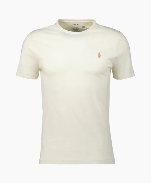 Discount T-Shirt Korte Mouw Short Sleeve Zand Heren T-Shirts