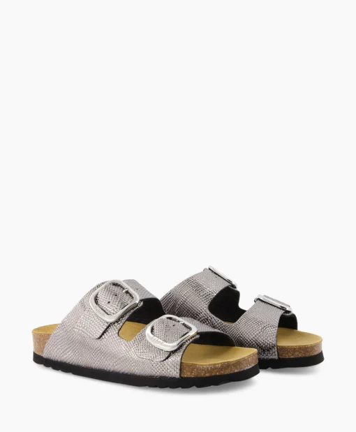 Best Sandaal F31526 Zilver Dames Sandalen