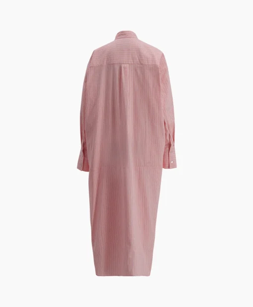 Online Maxi Jurk Penelope Woven Striped Rose Dames Jurken