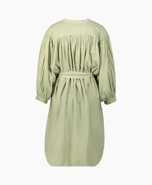 Shop Mini Jurk Balloon Short Double Layered Licht Groen Dames Jurken