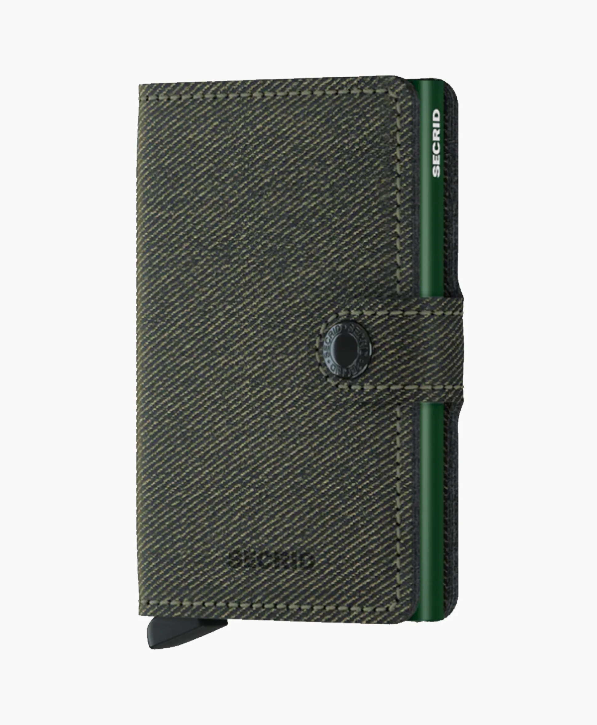 Hot Portemonnee Miniwallet Twist Groen Heren Portemonnees