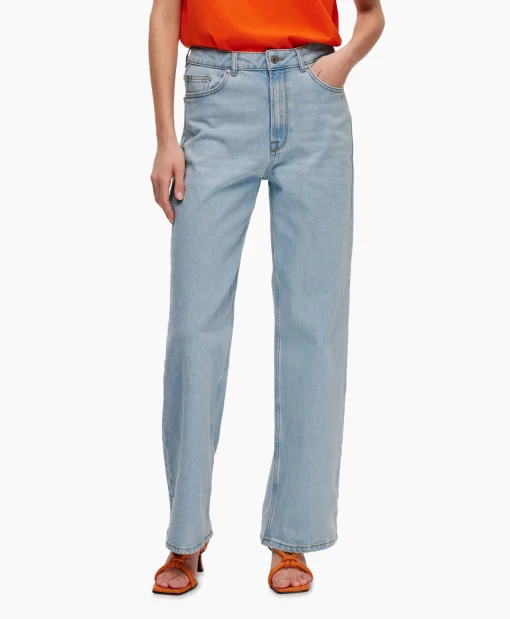 Best Sale Jeans Alice-N Hw Wide Lon Sky Blue Jea Licht Blauw Dames Broeken