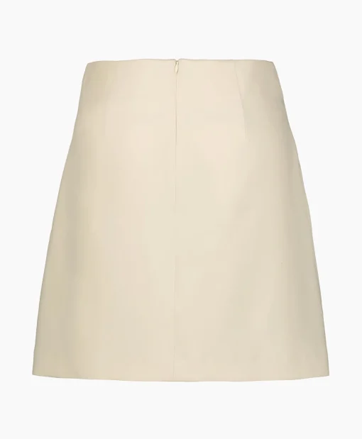 Discount Minirok Rita Mw Short Skirt Birch Off White Dames Rokken