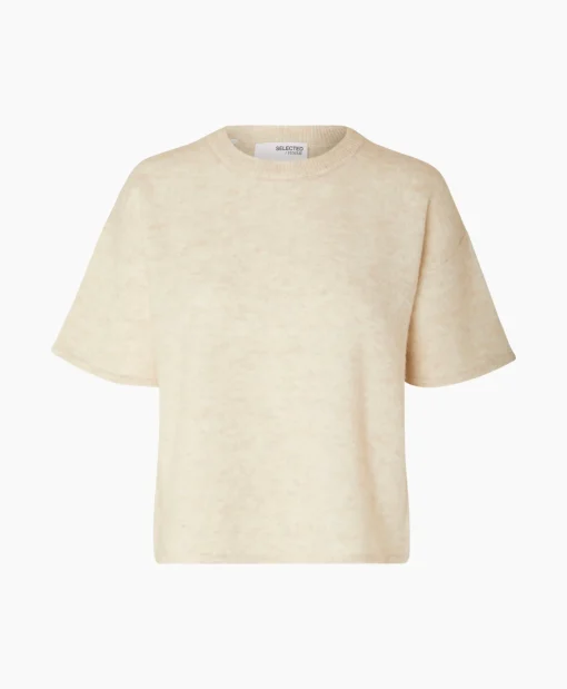 Flash Sale Pullover Maline-Liliana 2/4 Knit O-Neck N Beige Dames Truien