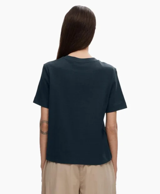 Best Sale T-Shirt Essential Ssboxy Tee Noos Donker Blauw Dames T-Shirts & Tops