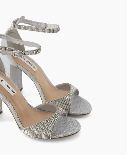 New Sandaal Met Hak Capsule-R Zilver Dames Sandalen