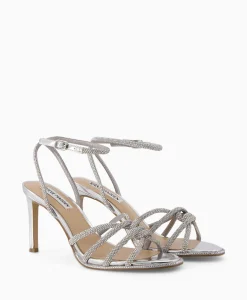 Store Sandaal Met Hak Kailyn-R Zilver Dames Sandalen