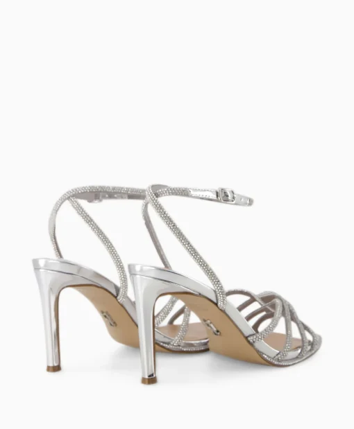 Store Sandaal Met Hak Kailyn-R Zilver Dames Sandalen