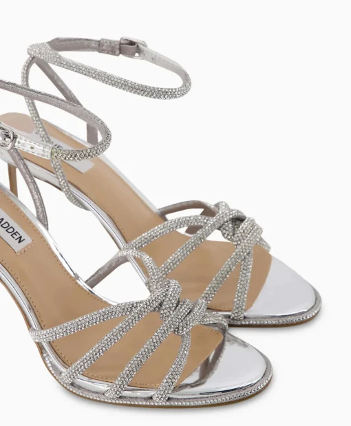Store Sandaal Met Hak Kailyn-R Zilver Dames Sandalen