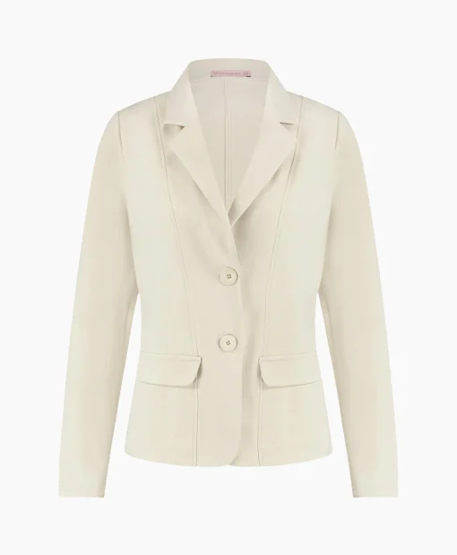 Discount Blazer Bright Bonded Off White Dames Blazers