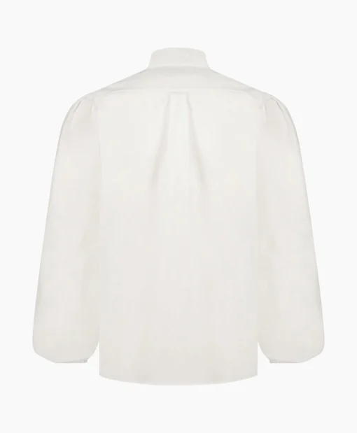 New Blouse Shirley Poplin Wit Dames Blouses