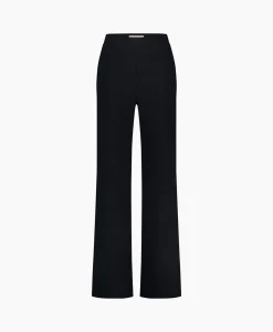 Best Sale Broek Alex Bonded Mesh Trousers Zwart Dessin Dames Broeken